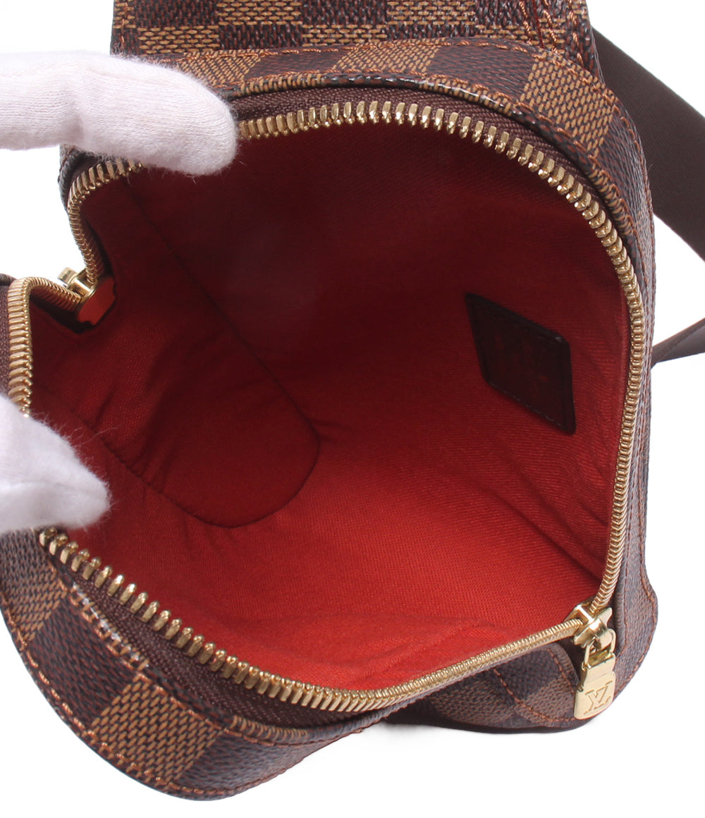LOUIS VUITTON ボディバッグ ウエストポーチ ジェロニモス ダミエ エベヌ N51994 メンズ ルイ・ヴィトン