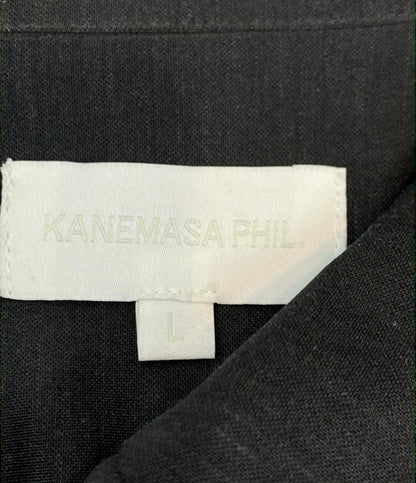 KANERISA PHIL 長袖シャツ タグ付き ポケット ダブルジップ 46G Atomosphere Silk Blend ZIP Shirt -exclusive- KB24S-006 メンズ SIZE L