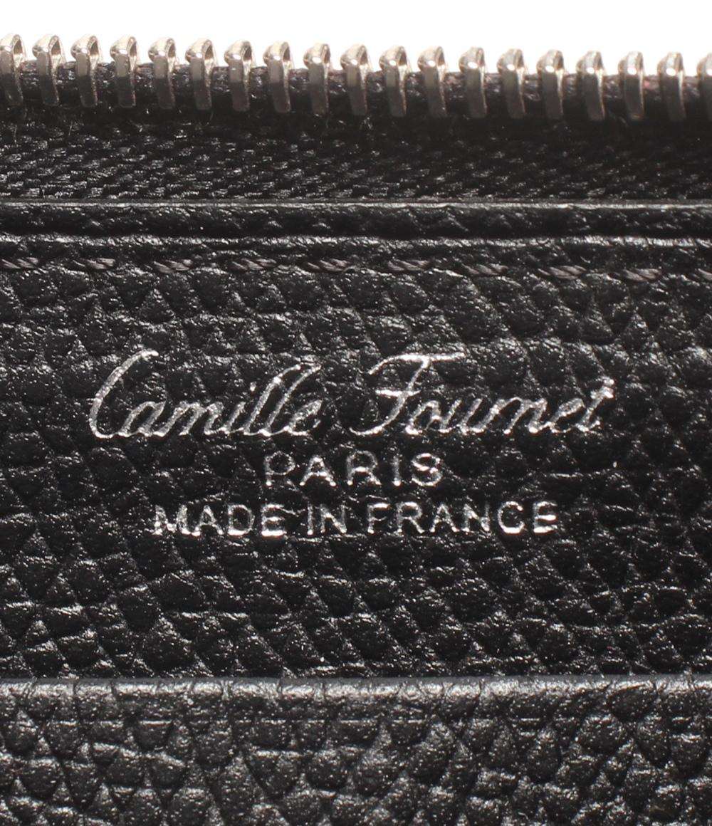 Camille Fournet ラウンドファスナー長財布 メンズ カミーユフォルネ