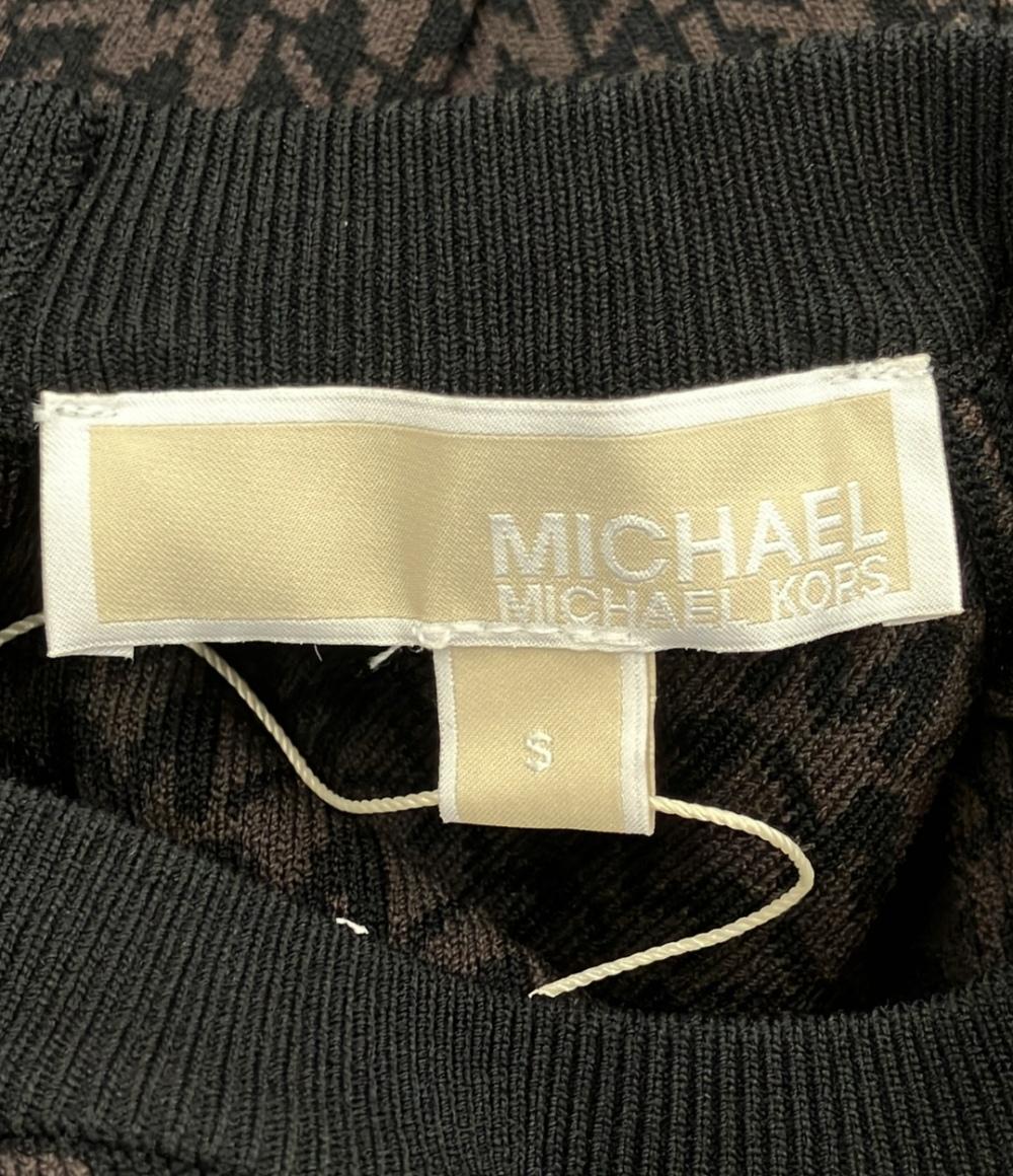 美品 マイケルコース モノグラム ニットワンピース レディース SIZE S (S) MICHAEL KORS