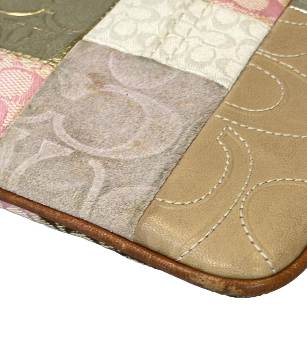 COACH ショルダーバッグ 斜め掛け パッチワーク シグネチャー F41215 レディース コーチ