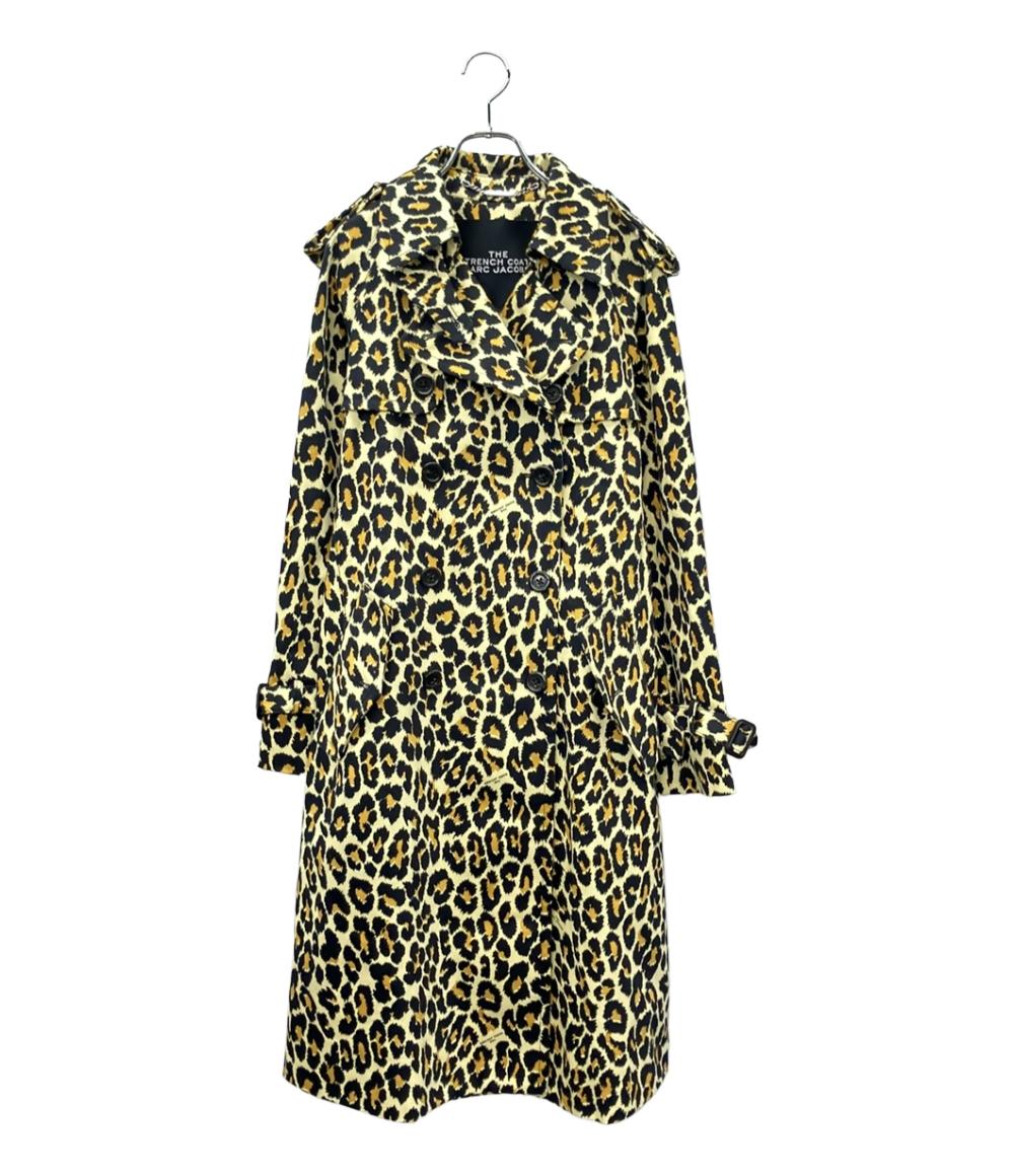 美品 MARC JACOBS トレンチコート ヒョウ柄 D306P30RE20 レディース SIZE XS マークジェイコブス