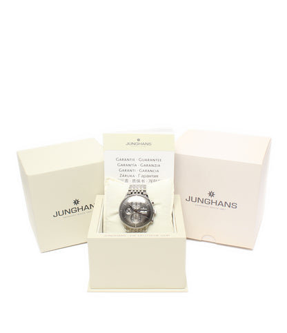JUNGHANS 腕時計 3ATM マイスター クロノスコープ 自動巻き 027/4324 メンズ ユンハンス
