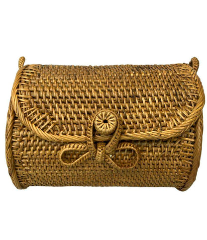 美品 アンドユー ショルダーバッグ かごバッグ レディース AndYu