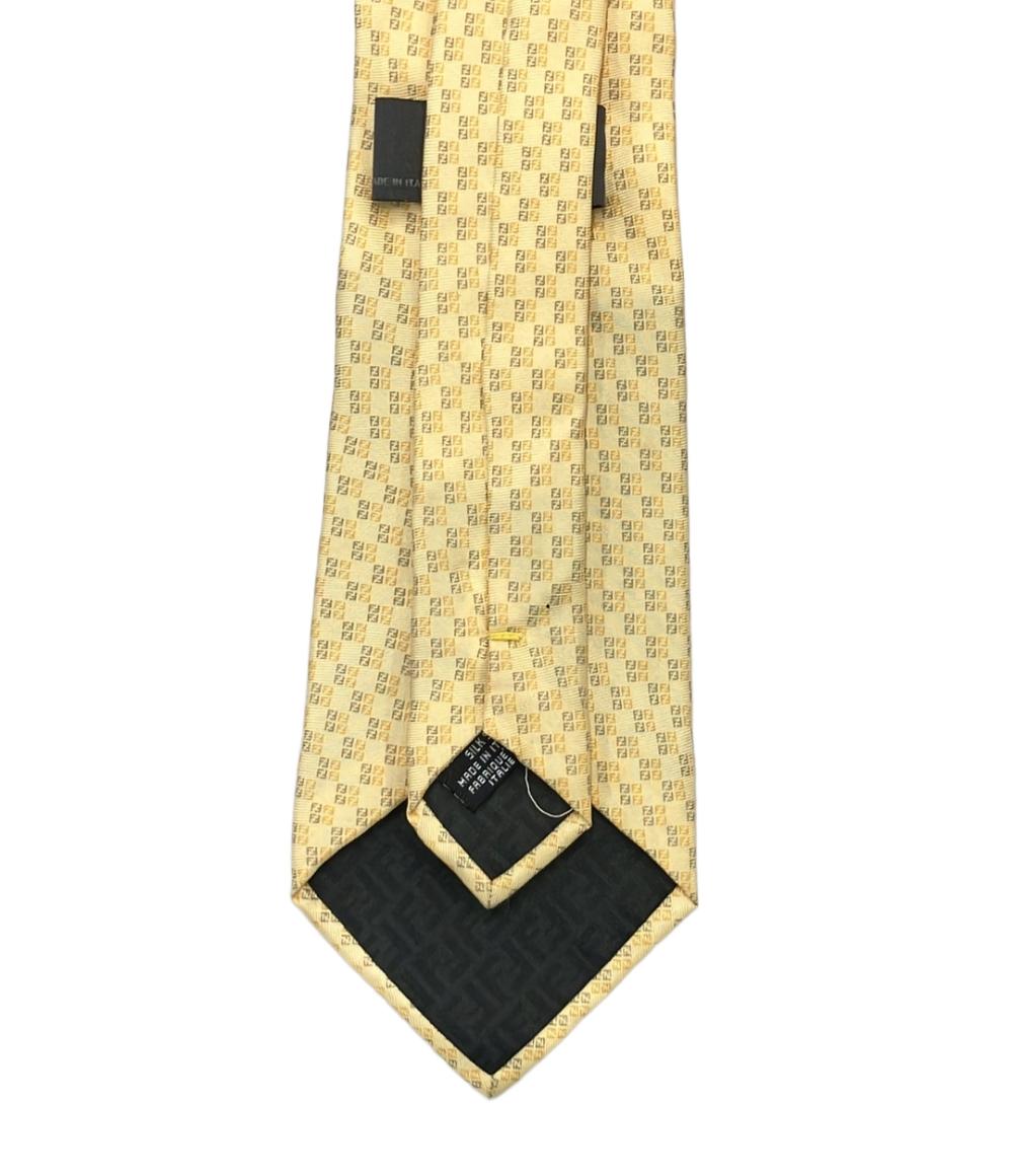 FENDI ネクタイ シルク 100% ズッキーノ柄 メンズ フェンディ