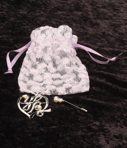 美品 ユミ カツラ ブローチ ハートモチーフ 2点セット レディース YUMI KATSURA