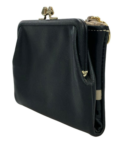 Kitamura2 二つ折り財布 がま口 牛革 レディース キタムラ2