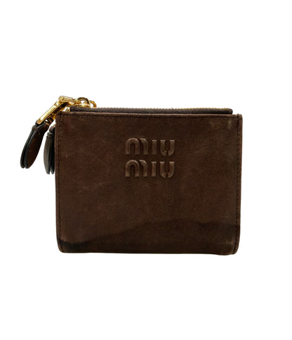 Miu Miu 二つ折り財布 レディース ミュウ ミュウ