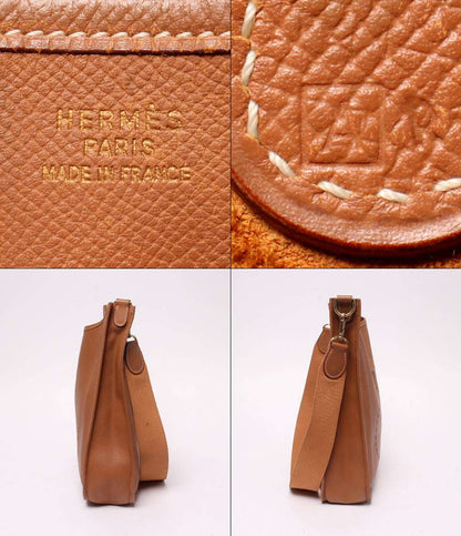 HERMES ショルダーバッグ 肩掛け 斜め掛け ゴールド金具  ▢A刻印 エヴリン I GM レディース エルメス