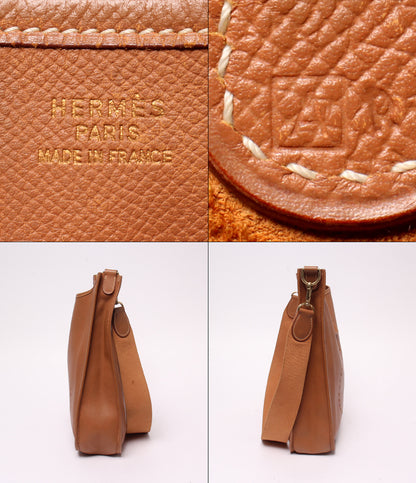 HERMES ショルダーバッグ 肩掛け 斜め掛け ゴールド金具  ▢A刻印 エヴリン I GM レディース エルメス