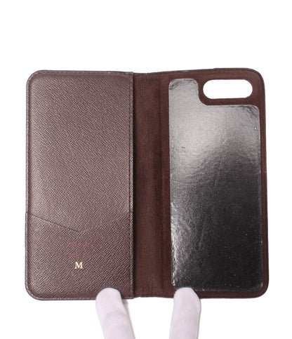 LOUIS VUITTON iPhoneケース iPhone 7 Plus iPhone 8 Plus iPhone 7+ & 8+ フォリオ ダミエ エベヌ N63404 レディース メンズ ルイ・ヴィトン