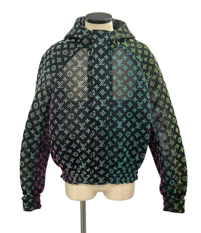 美品 LOUIS VUITTON グラディエントモノグラムメッシュブルゾン 22SS RM221 KD2 HMB82E メンズ SIZE 48 (L) ルイ・ヴィトン