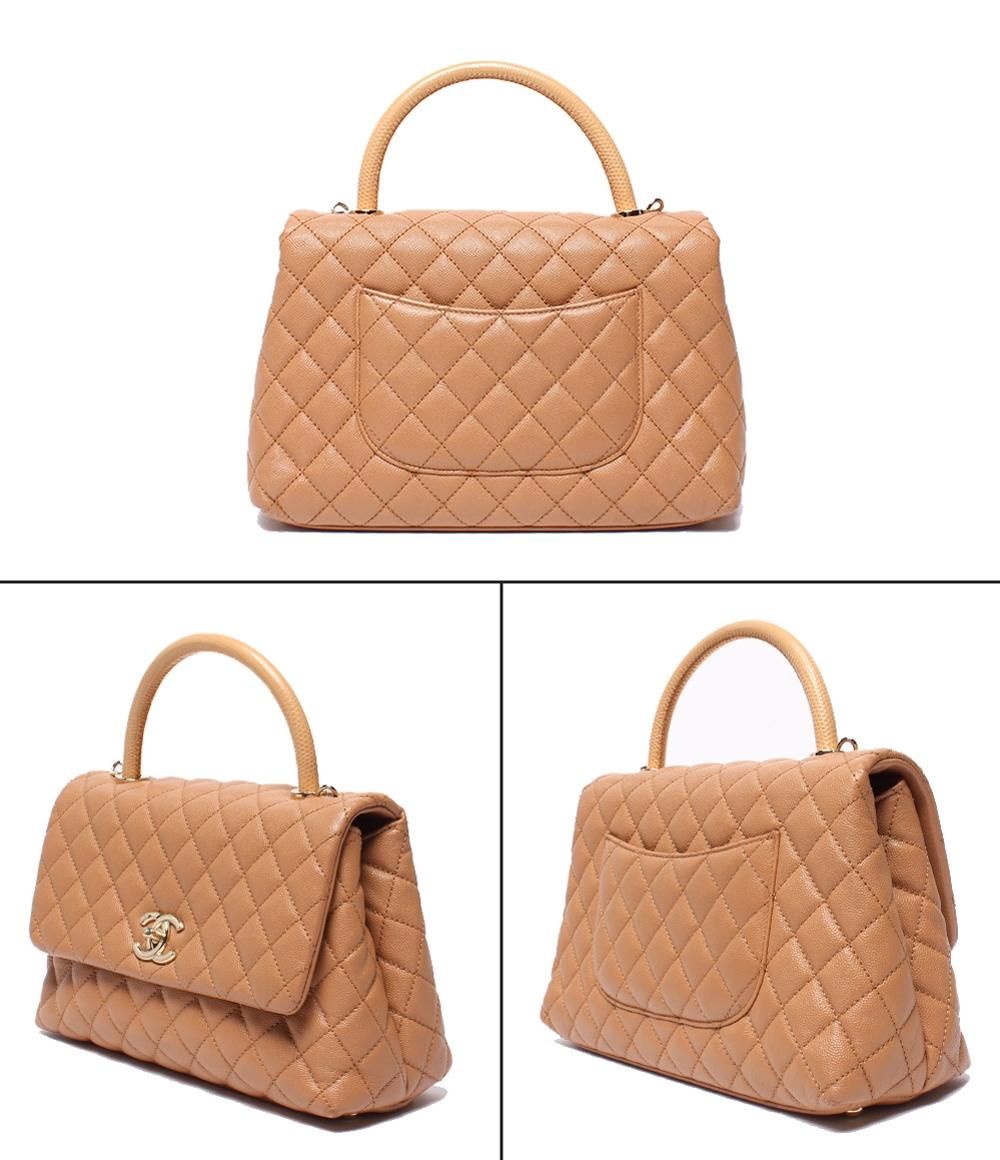 CHANEL マトラッセ 2way ハンドバッグ ショルダーバッグ ゴールド金具 マトラッセ 2WAY チェーンショルダーバッグ レザー イエロー ゴールド