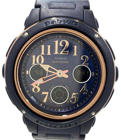 カシオ 腕時計 BABY-G クオーツ ネイビー BGA-150PG レディース CASIO