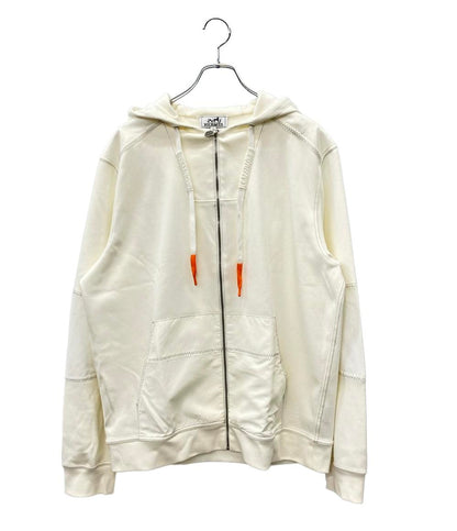 HERMES ジップアップパーカー ヴァワルH メンズ SIZE L エルメス