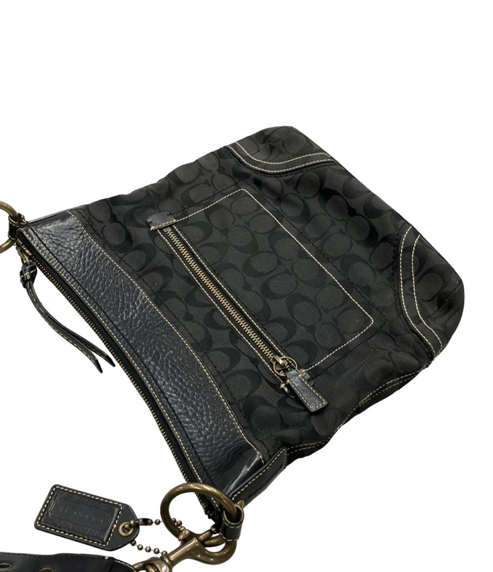 コーチ 10403 ショルダーバッグ ブラック  COACH ショルダーバッグ シグネチャー COACH ショルダーバッグ 斜め掛け シグネチャー 10403 レディース