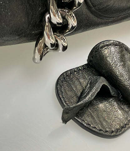 訳あり CHANEL トートバッグ チェーン がま口 ココマーク レディース シャネル