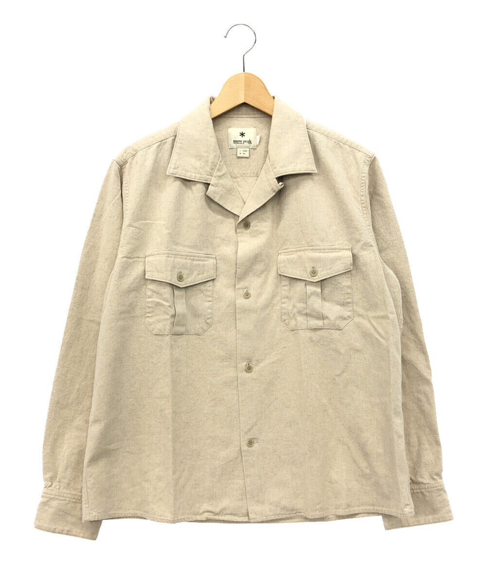 スノーピーク  オープンカラーシャツ      メンズ SIZE L (L) snow peak