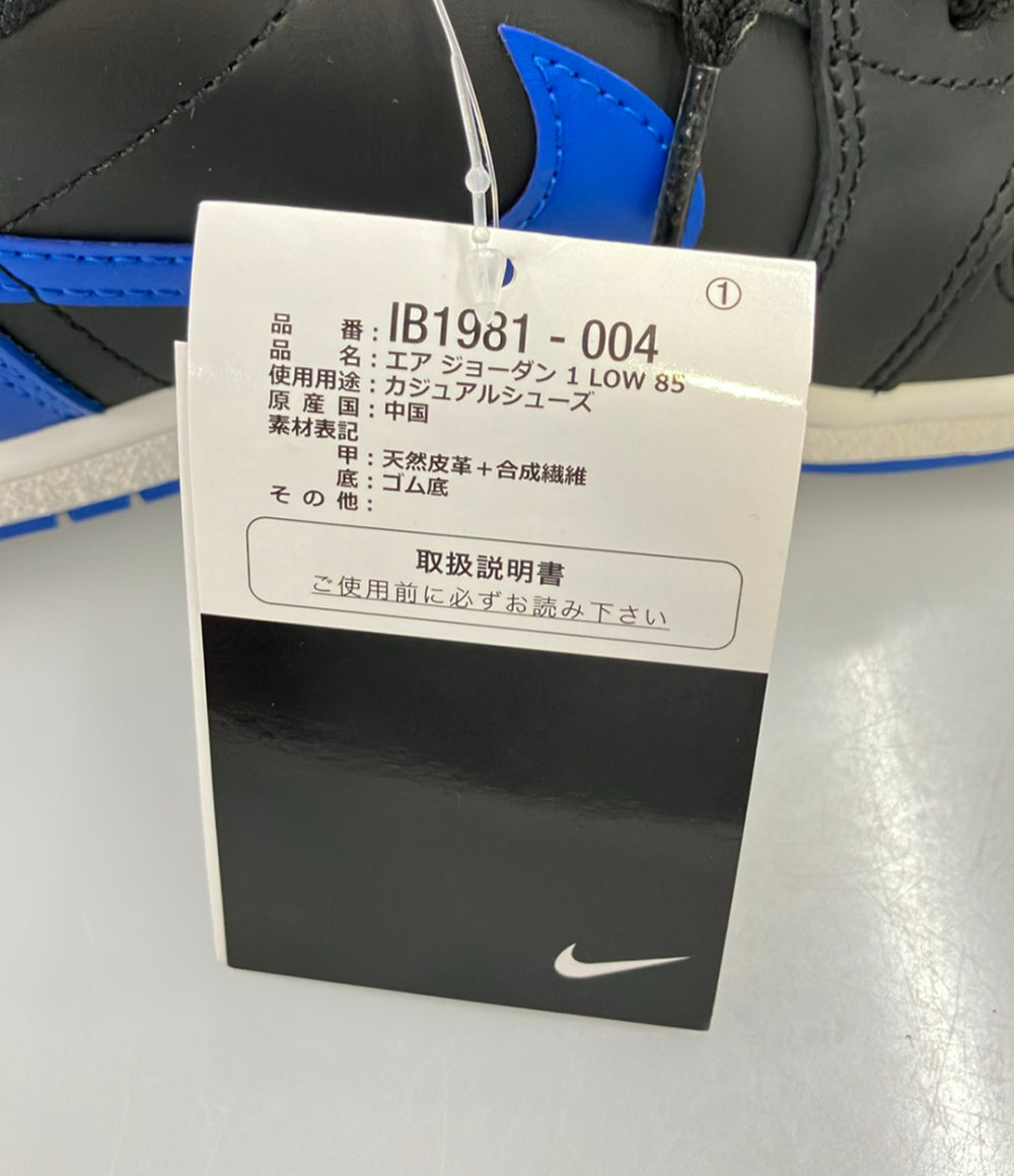 美品 NIKE ローカットスニーカー AIR JORDAN 1 LOW 85 lB1981-004 メンズ SIZE 27.0 ナイキ