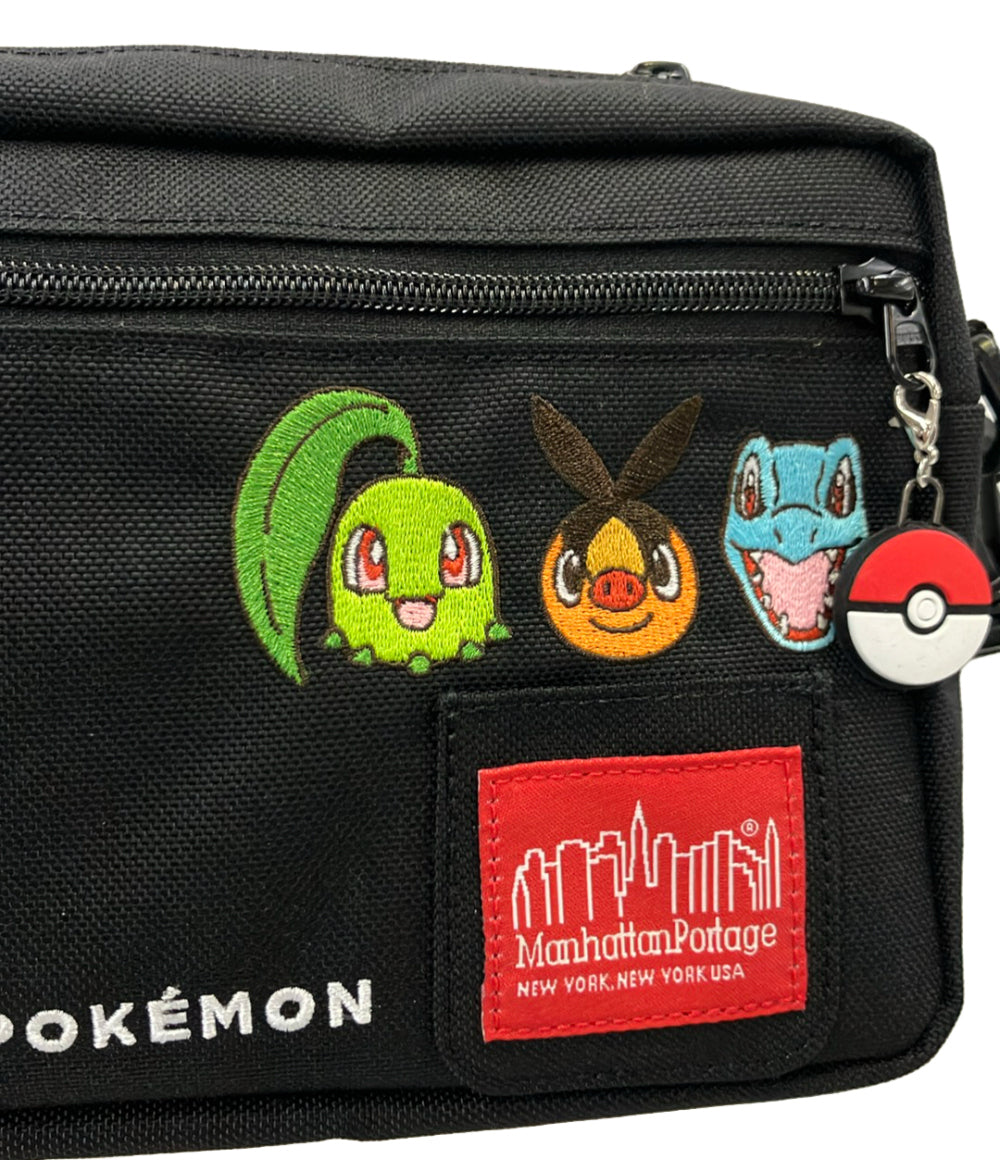 美品 Manhattan Portage ショルダーバッグ 斜め掛け ポケットモンスター メンズ レディース マンハッタンポーテージ