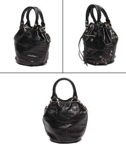 美品 バレンシアガ 2wayショルダーバッグ ハンドバッグ 斜め掛け 肩掛け バケットバッグ ルカゴール レディース BALENCIAGA