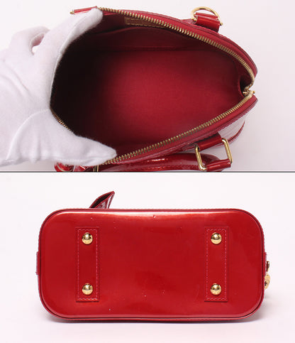 LOUIS VUITTON 2WAY ハンドバッグ ショルダーバッグ 斜め掛け アルマBB ヴェルニ M91606 レディース ルイ・ヴィトン