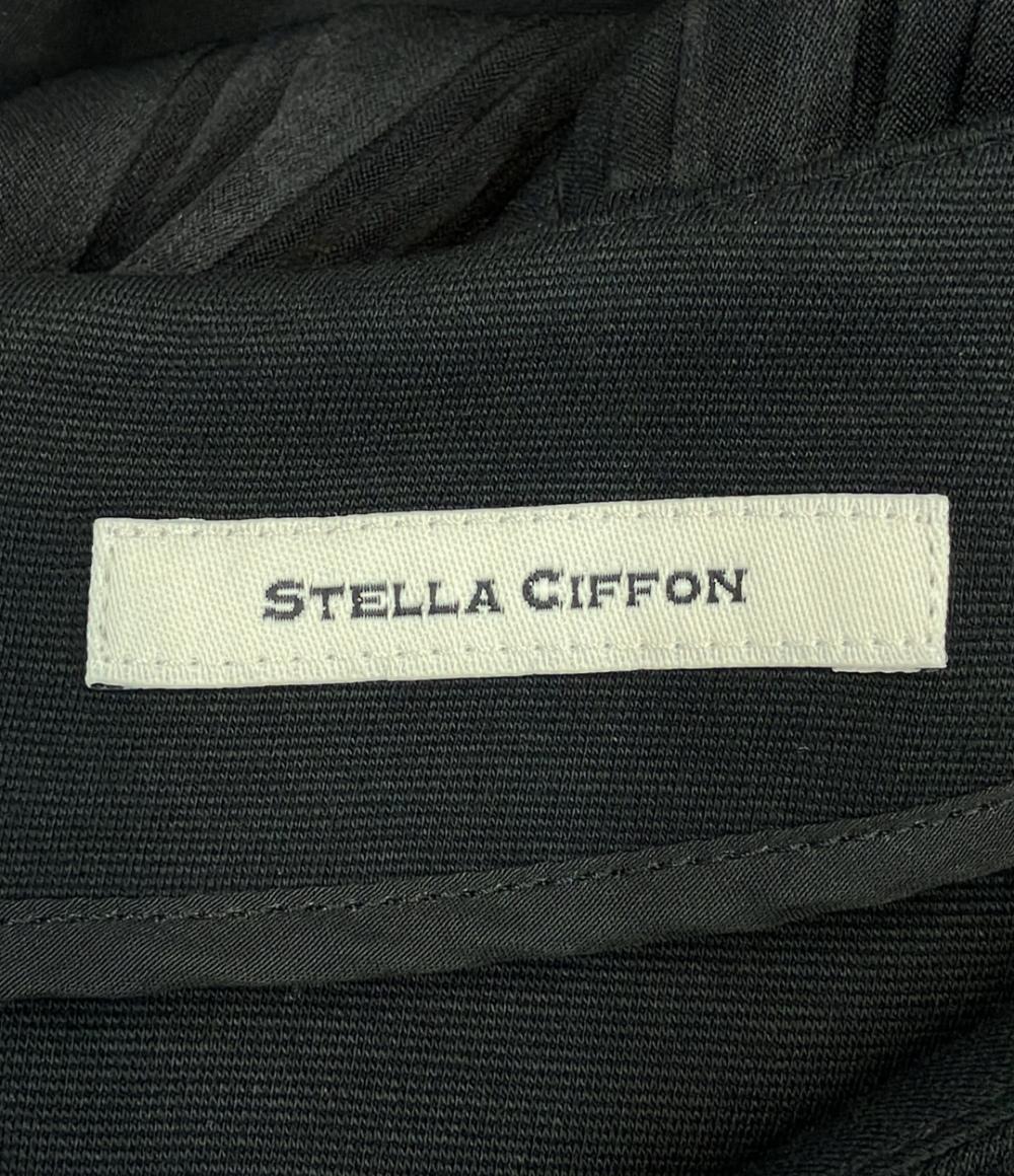 美品 ステラシフォン 切替プリーツワンピース レディース SIZE 36 (S) stella ciffon