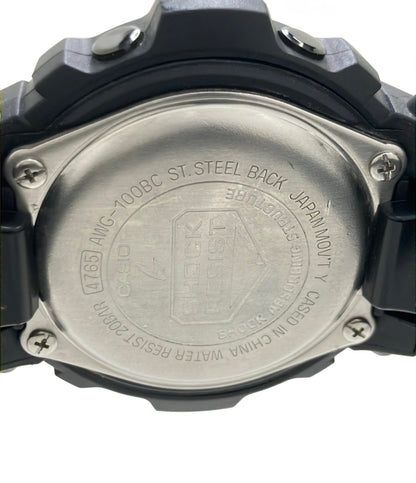 CASIO 腕時計 G-SHOCK ソーラー ブラック AWG-100BC メンズ カシオ
