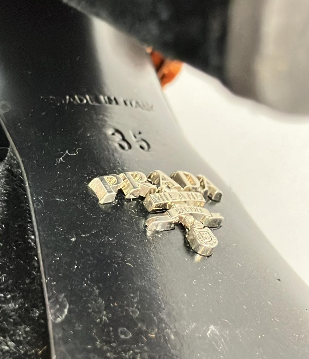 プラダ ベルベットサンダル レディース SIZE 35 (XS) PRADA