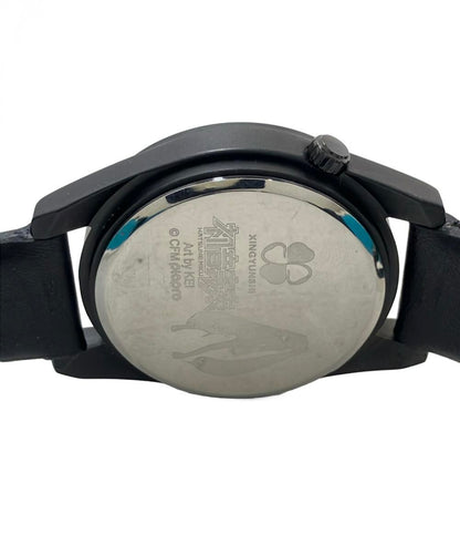 腕時計 初音ミク クオーツ シルバー メンズ XINGYUNSHI