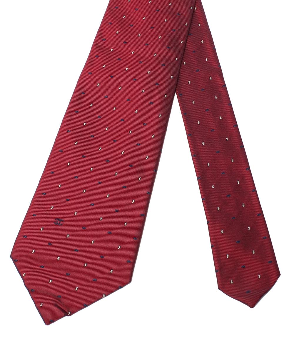 CHANEL ネクタイ シルク100％ メンズ シャネル