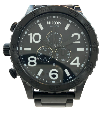 NIXON 腕時計 クオーツ ブラック メンズ ニクソン