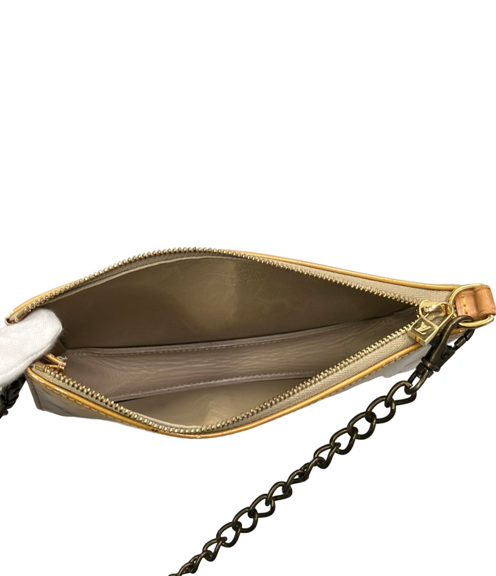 LOUIS VUITTON ショルダーバッグ チェーン 斜め掛け レキシントン モノグラム ヴェルニ M91058 レディース ルイ・ヴィトン