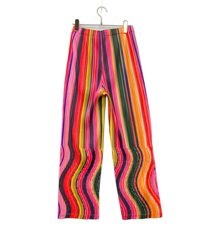 PLEATS PLEASE プリーツパンツ 24AW  ストライプ ワープ・プリーツパンツ WARP PP43JF702 レディース SIZE 5 (XXL) プリーツプリーズ