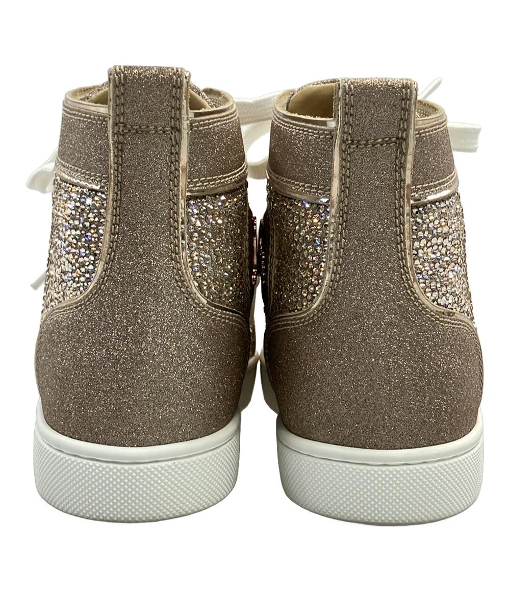 美品 Christian Louboutin ハイカットスニーカー レディース SIZE 34 1/2 (XS) クリスチャンルブタン