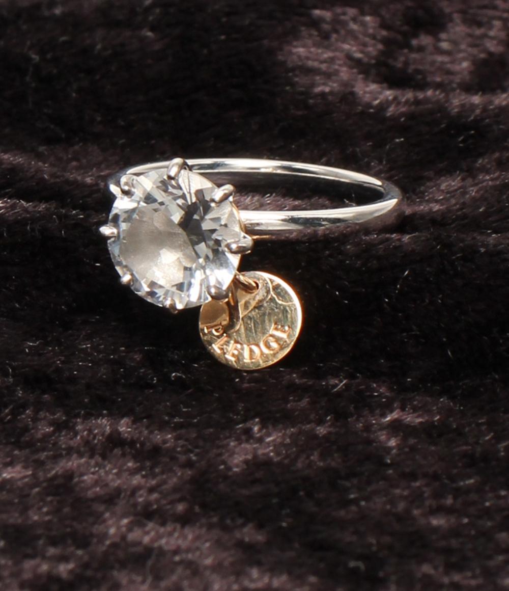 美品 NIWAKA リング 指輪 SV K18 PLEDGE レディース SIZE 7号 ニワカ