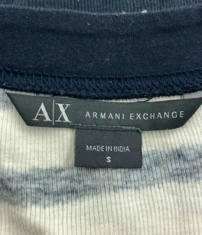 アルマーニエクスチェンジ 長袖Tシャツ ボーダー レディース SIZE S (S) ARMANI EXCHANGE