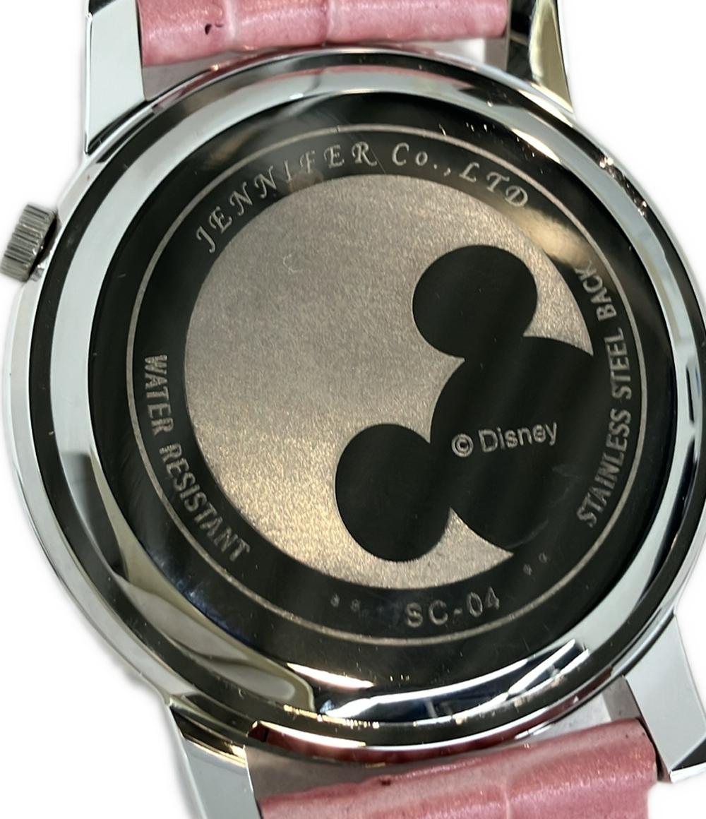 美品 Disney jennifer 腕時計 クオーツ シルバー SC-04 レディース ディズニー
