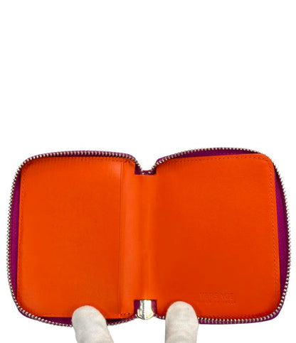 VERSACE ラウンドファスナー二つ折り財布 レディース ヴェルサーチ