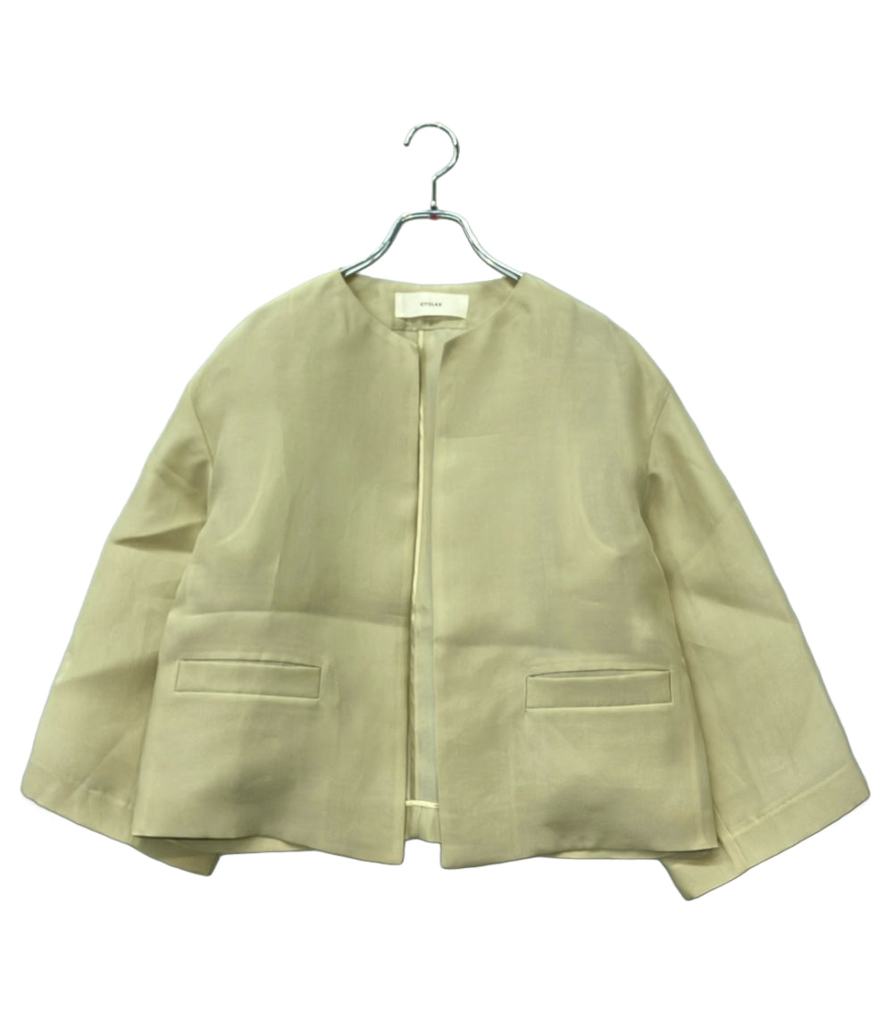 CYCLAS ノーカラージャケット レディース SIZE 36 (S) シクラス