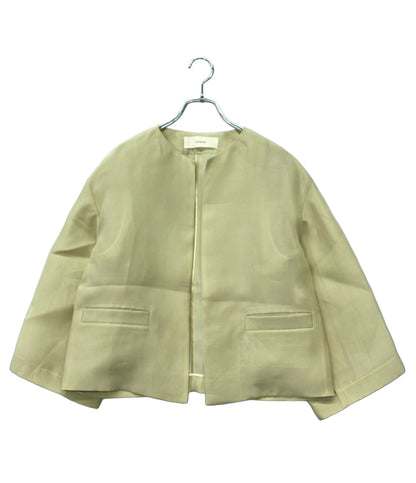 CYCLAS ノーカラージャケット レディース SIZE 36 (S) シクラス