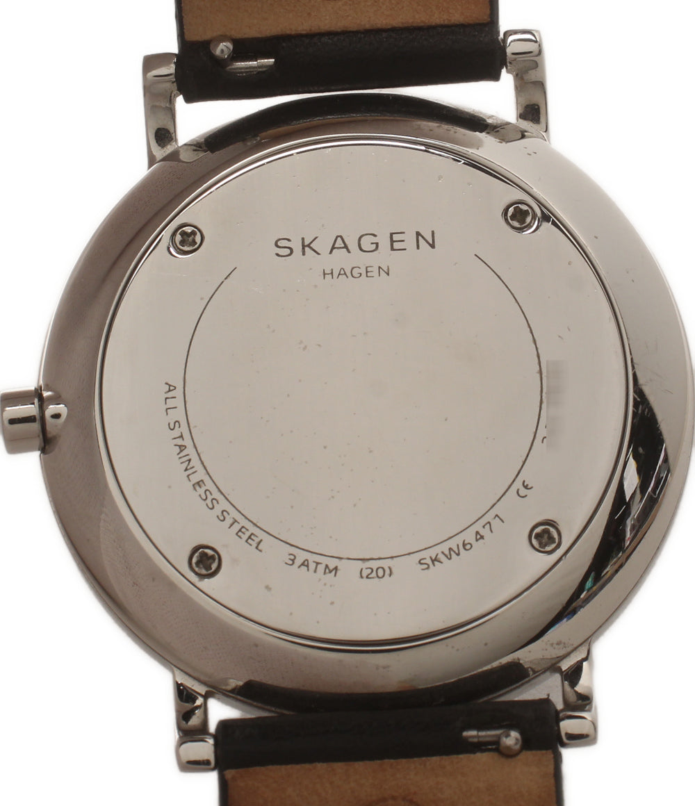 SKAGEN 腕時計 クオーツ ネイビー SKW6471 スカーゲン