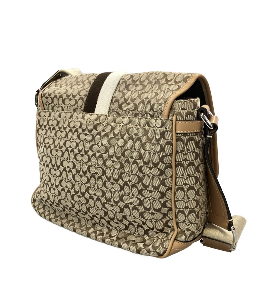 COACH ショルダーバッグ 斜め掛け メッセンジャーバッグ ミニシグネチャー F70182 レディース コーチ