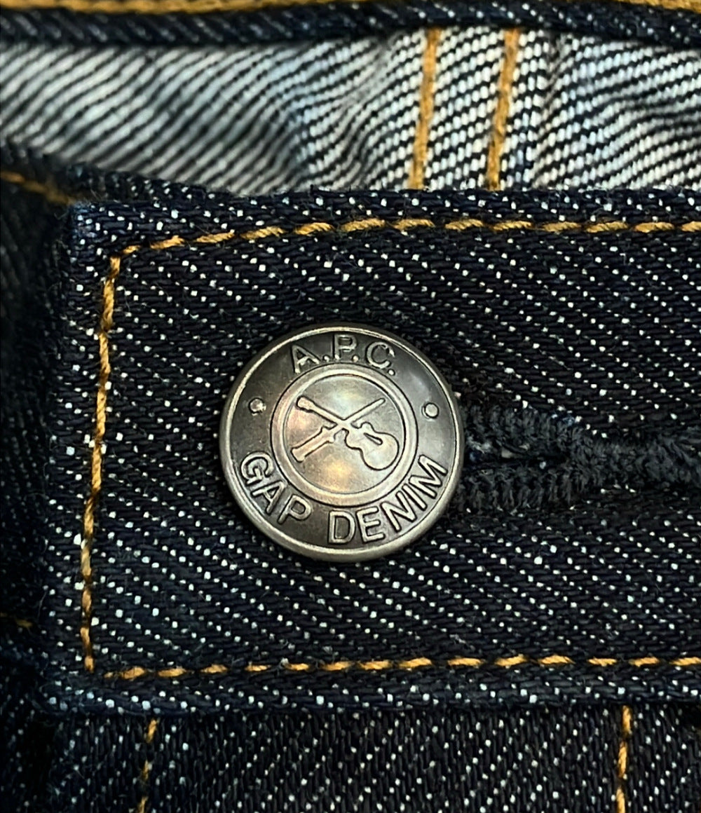 美品 GAP A.P.C. リラックスフィット ストレートデニムパンツ メンズ SIZE 32 ギャップ アーペーセー