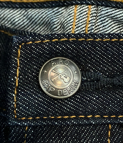 美品 GAP A.P.C. リラックスフィット ストレートデニムパンツ メンズ SIZE 32 ギャップ アーペーセー