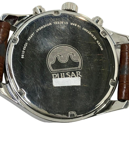 PULSAR 腕時計 クオーツ ブルー VD53-X188 メンズ パルサー