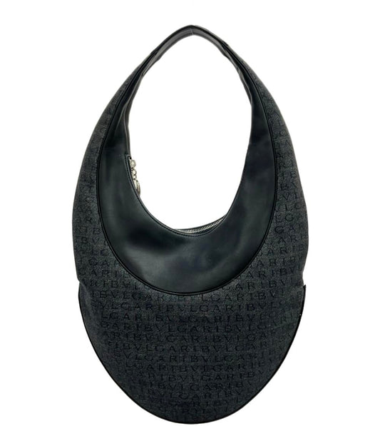 BVLGARI ワンショルダーバッグ 肩掛け ロゴマニア柄 アスコット レディース ブルガリ