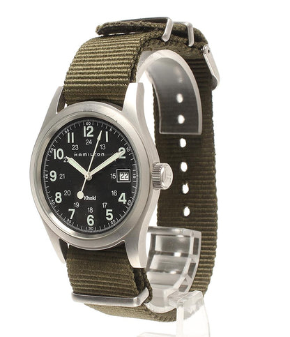 HAMILTON 腕時計 カーキ Khaki クオーツ ブラック 6361 メンズ ハミルトン