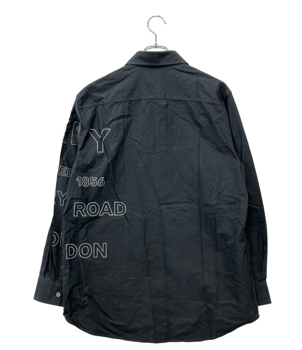 BURBERRY 長袖 ホースフェリーロゴプリントシャツ 8036769 メンズ SIZE S バーバリー