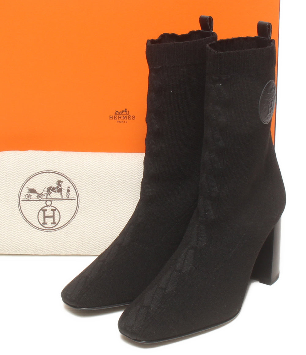 美品 HERMES ショートブーツ ジェナ レディース SIZE 37 エルメス